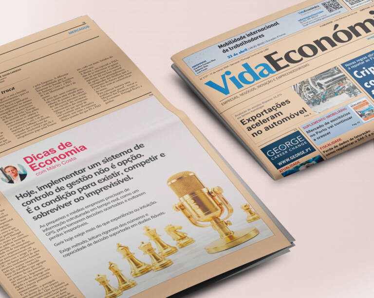 Hoje, implementar um sistema de controlo de gestão não é opção.É a condição para existir, competir e sobreviver ao imprevisível.